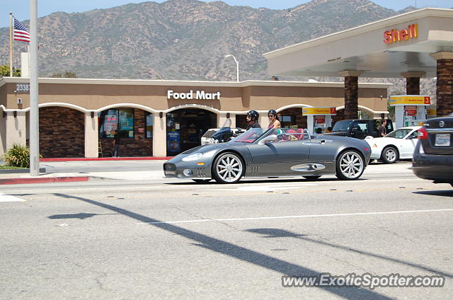 Spyker C8 spotted in Malibu, California