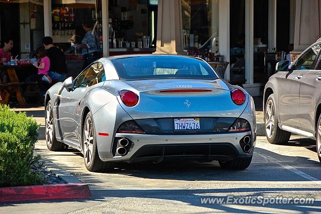 Ferrari California spotted in Menlo Park, California