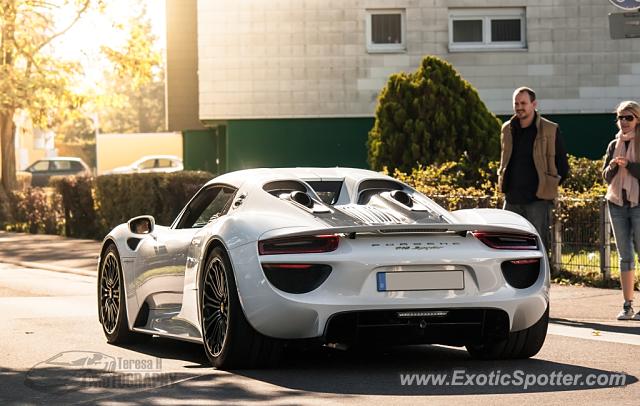 Porsche 918 Spyder spotted in Hockenheim, Germany