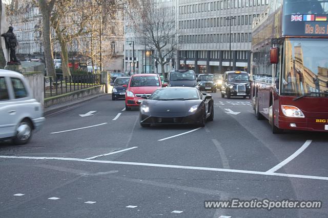 Lamborghini Gallardo spotted in London, United Kingdom