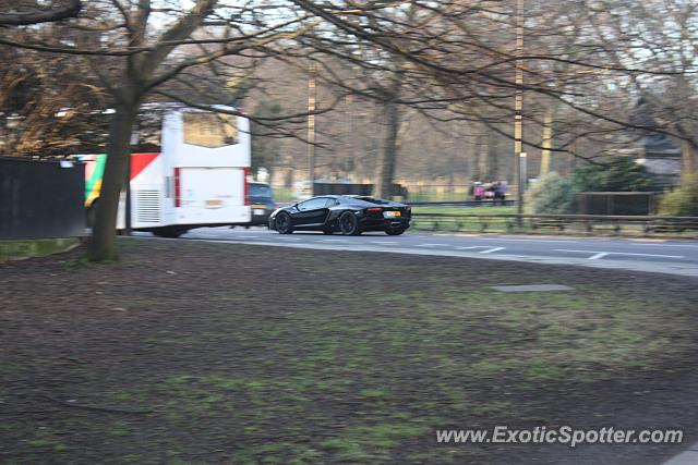 Lamborghini Aventador spotted in London, United Kingdom