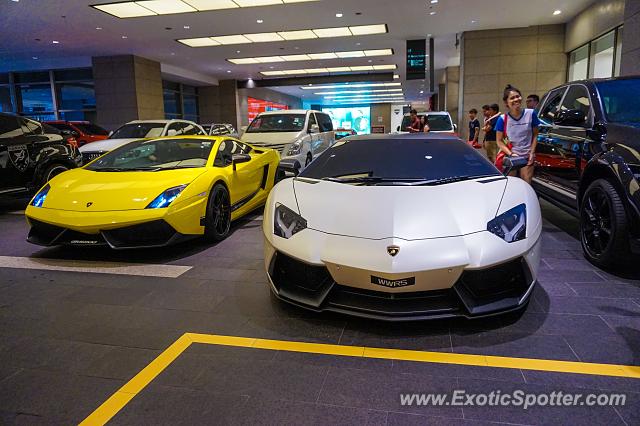 Lamborghini Aventador spotted in Kuala Lumpur, Malaysia