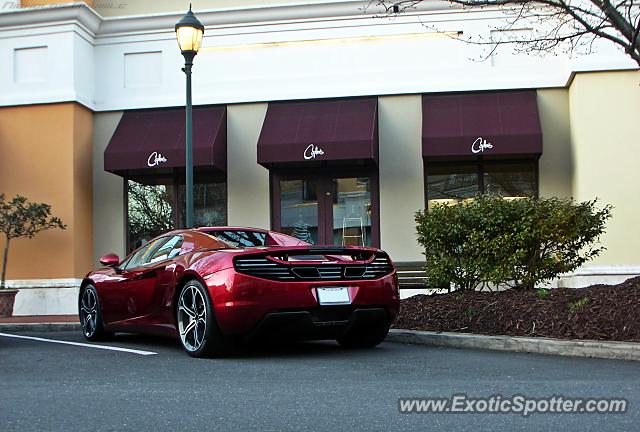 Mclaren MP4-12C spotted in Charlotte, North Carolina