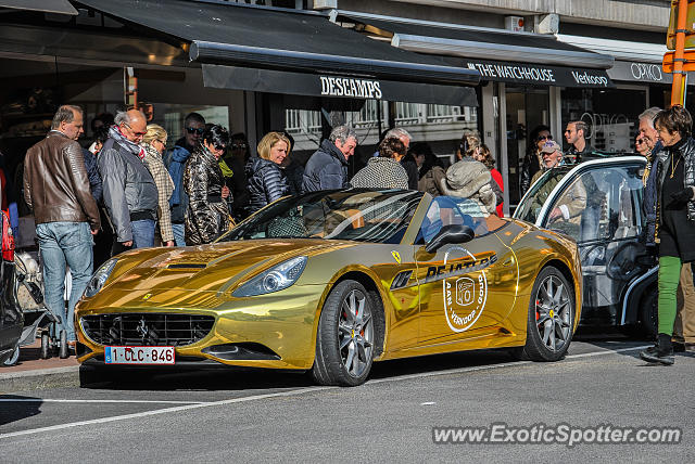 Ferrari California spotted in Knokke-Heist, Belgium