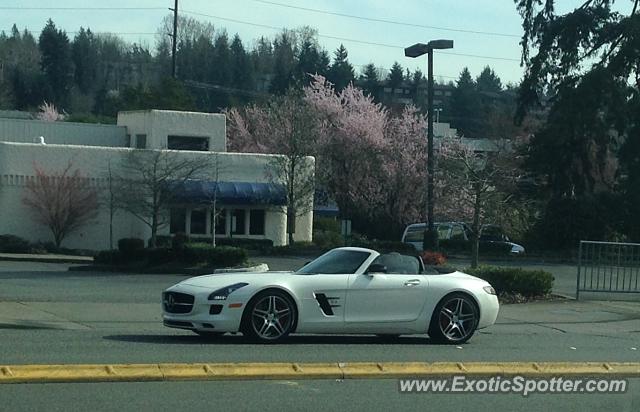 Mercedes SLS AMG spotted in Bellevue, Washington