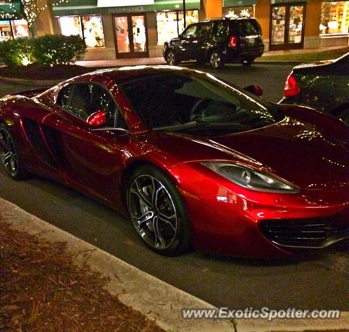 Mclaren MP4-12C spotted in Charlotte, North Carolina