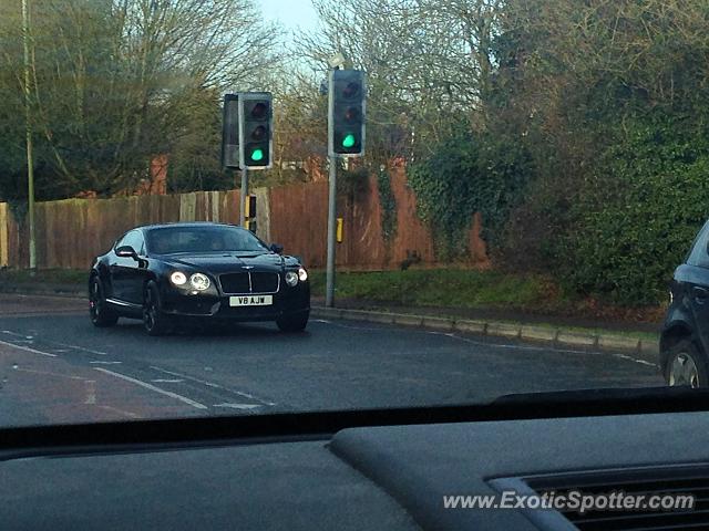 Bentley Continental spotted in Reading, United Kingdom