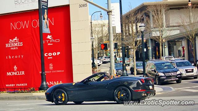 Ferrari California spotted in Atlanta, Georgia