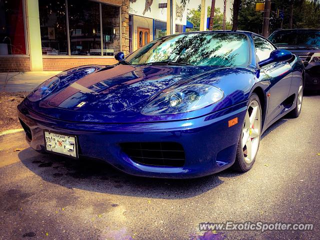 Ferrari 360 Modena spotted in Bethesda, Maryland