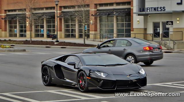 Lamborghini Aventador spotted in Atlanta, Georgia