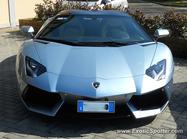 Lamborghini Aventador spotted in Sant'Agata BO, Italy