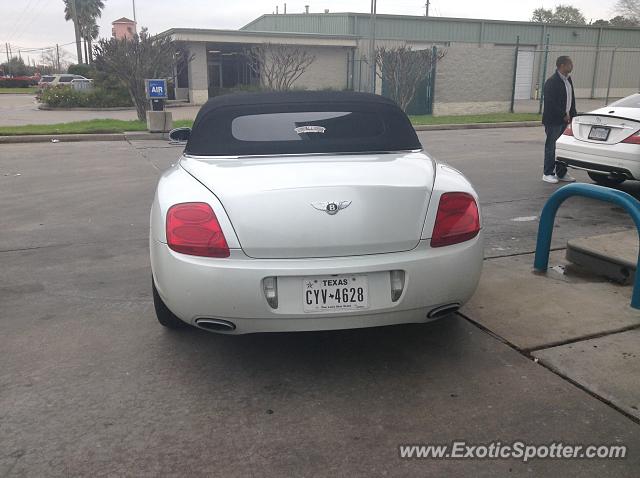 Bentley Continental spotted in Houston, Texas