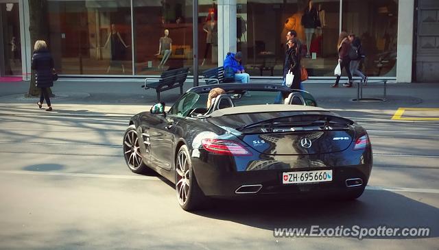 Mercedes SLS AMG spotted in Zurich, Switzerland