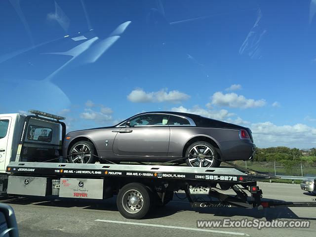 Rolls-Royce Wraith spotted in Palm Beach, Florida