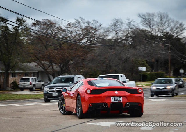 Ferrari 458 Italia spotted in Dallas, Texas