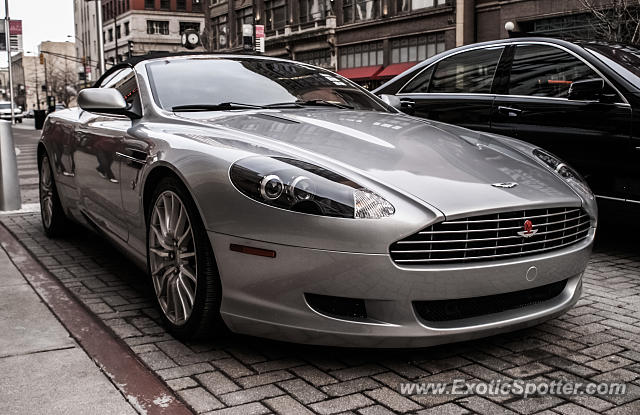 Aston Martin DB9 spotted in Indianapolis, Indiana