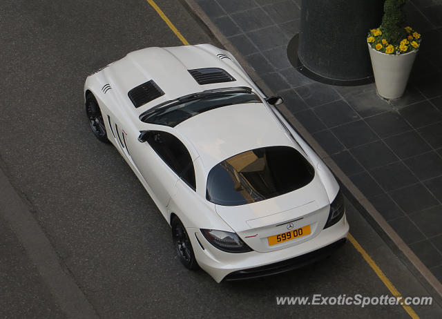 Mercedes SLR spotted in London, United Kingdom