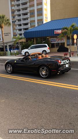 Ferrari California spotted in Clearwater Beach, Florida