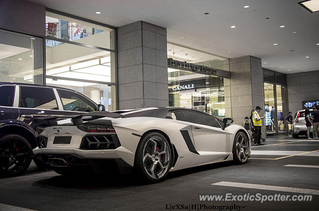 Lamborghini Aventador spotted in Kuala Lumpur, Malaysia