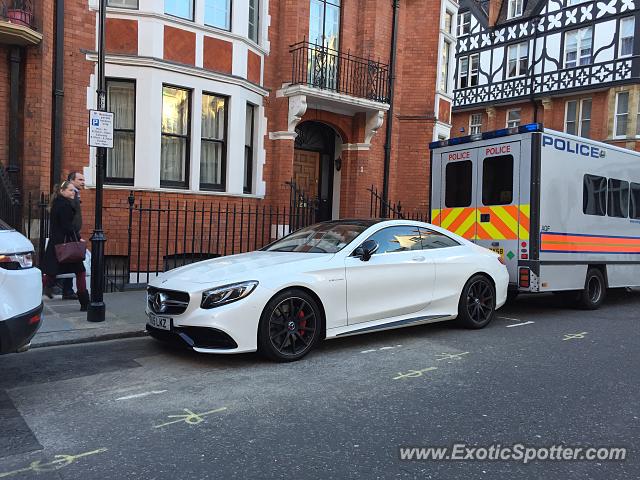 Mercedes S65 AMG spotted in London, United Kingdom