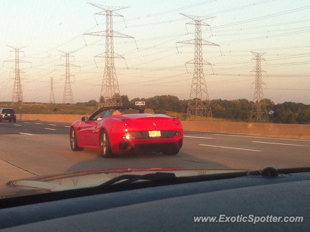 Ferrari California spotted in Toronto, Canada