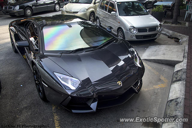 Lamborghini Aventador spotted in Kuala Lumpur, Malaysia