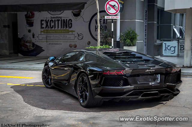 Lamborghini Aventador spotted in Kuala Lumpur, Malaysia