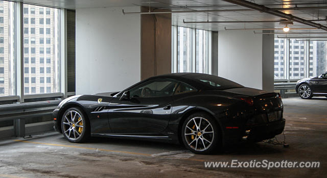 Ferrari California spotted in Chicago, Illinois