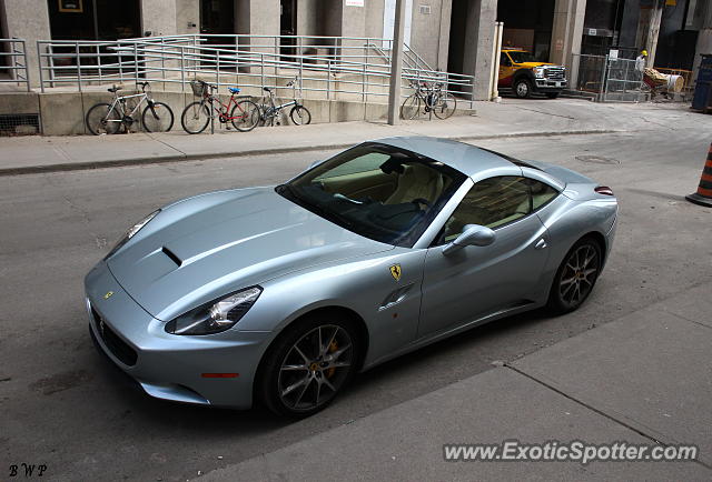 Ferrari California spotted in Toronto, Canada