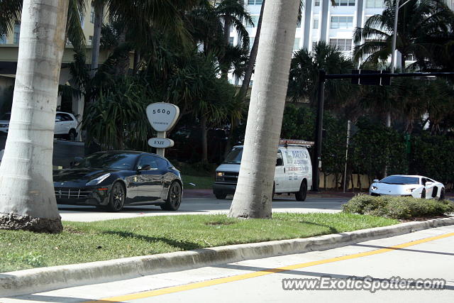 Lamborghini Aventador spotted in Miami, Florida