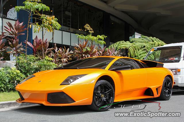 Lamborghini Murcielago spotted in Makati City, Philippines