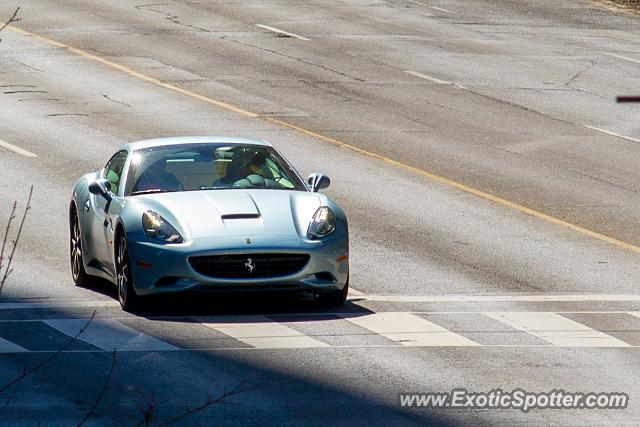 Ferrari California spotted in Toronto, Canada