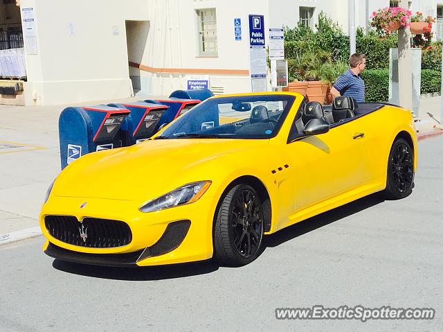 Maserati GranTurismo spotted in La Jolla, California