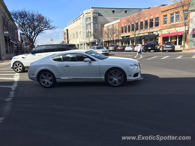 Bentley Continental spotted in Birmingham, Michigan