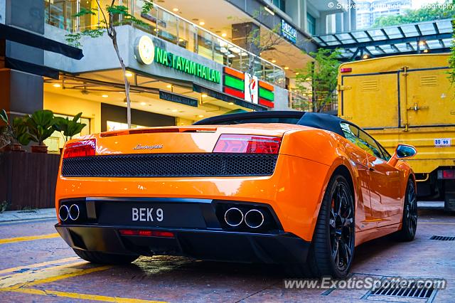 Lamborghini Gallardo spotted in Kuala Lumpur, Malaysia