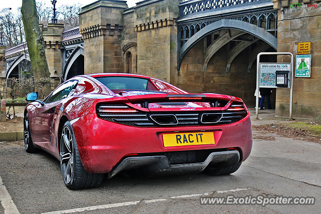 Mclaren MP4-12C spotted in York, United Kingdom