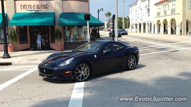 Ferrari California spotted in Palm Beach, Florida