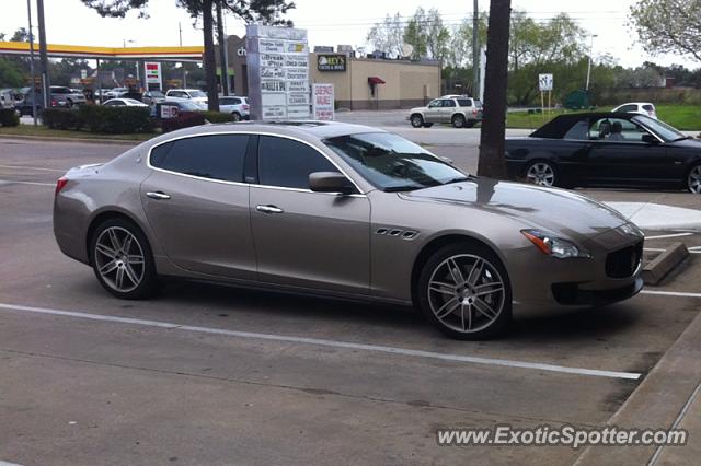 Maserati Quattroporte spotted in Houston, Texas