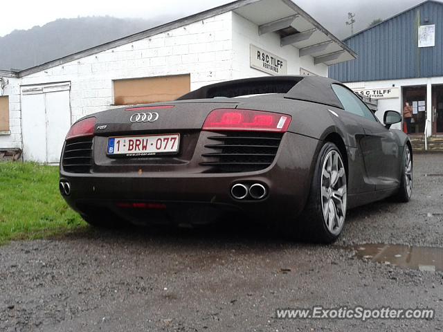 Audi R8 spotted in Tilff, Belgium