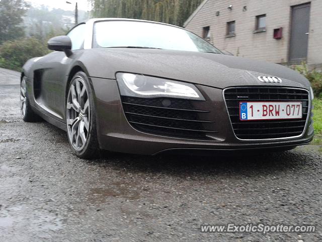 Audi R8 spotted in Tilff, Belgium