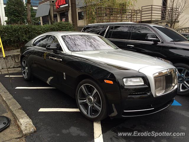 Rolls-Royce Wraith spotted in Atlanta, Georgia