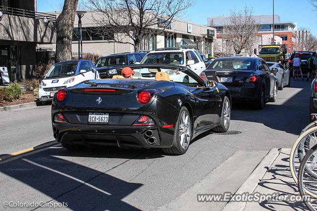 Ferrari California spotted in Cherry Creek, Colorado