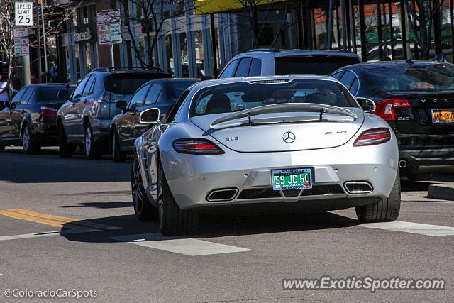 Mercedes SLS AMG spotted in Cherry Creek, Colorado