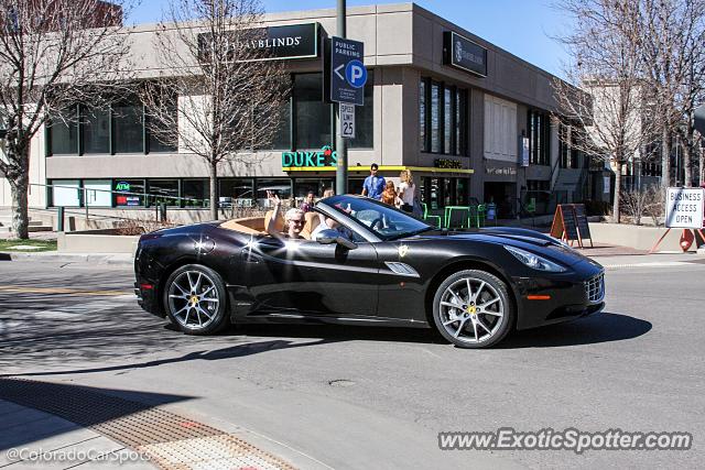 Ferrari California spotted in Cherry Creek, Colorado