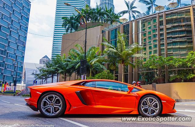 Lamborghini Aventador spotted in Kuala Lumpur, Malaysia