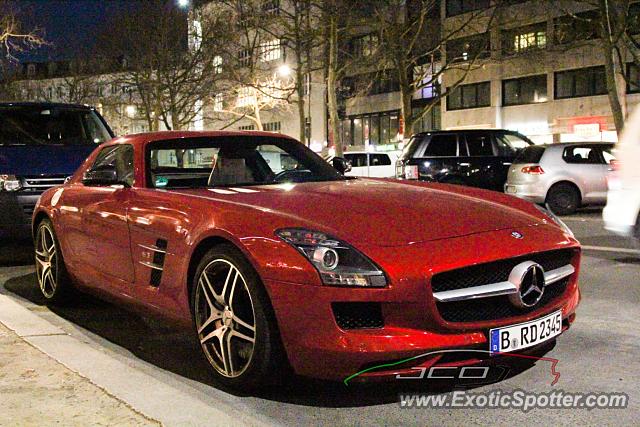 Mercedes SLS AMG spotted in Berlin, Germany