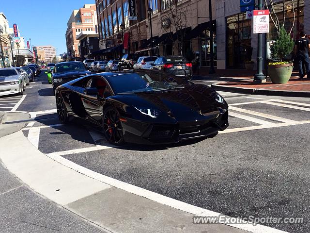 Lamborghini Aventador spotted in Atlanta, Georgia