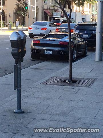 Lamborghini Gallardo spotted in Beverly hills, California
