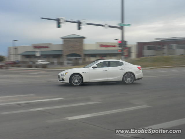 Maserati Ghibli spotted in Castle Pines, Colorado