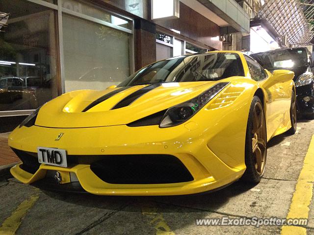 Ferrari 458 Italia spotted in Hong Kong, China